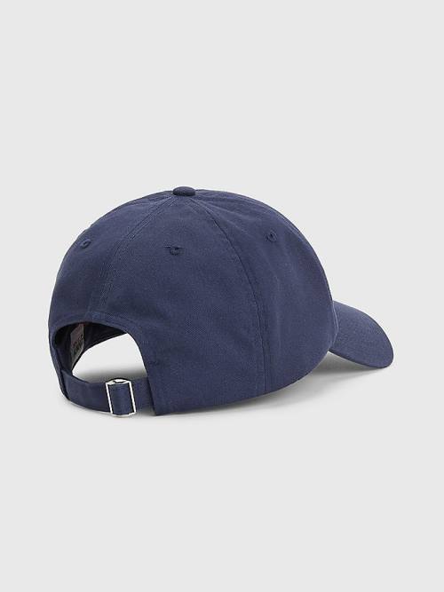 Tommy Hilfiger Tommy Jeans Flag Cap Kalap Férfi Kék | TH382NDV