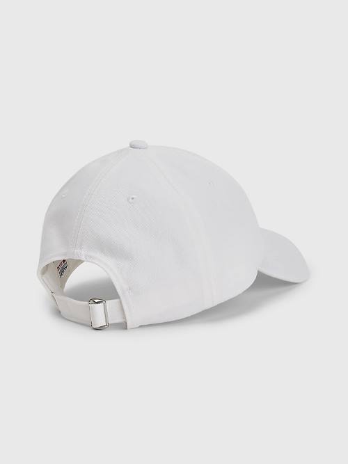 Tommy Hilfiger Tommy Jeans Flag Cap Kalap Férfi Fehér | TH476KSH