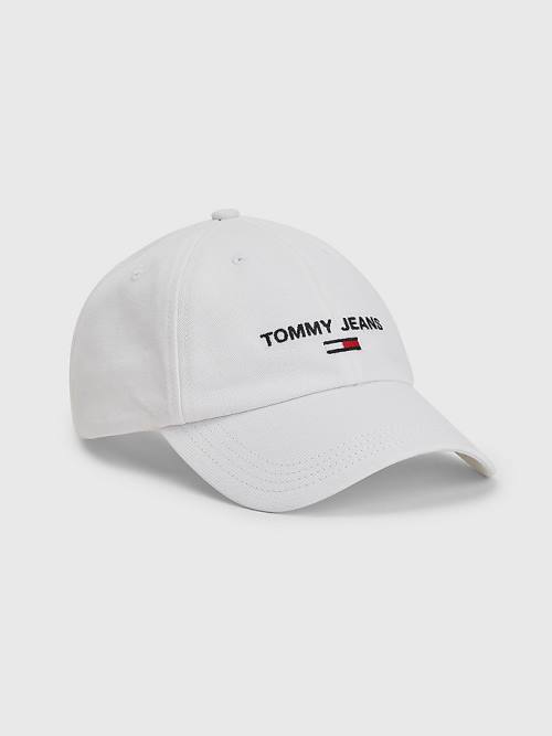 Tommy Hilfiger Tommy Jeans Flag Cap Kalap Férfi Fehér | TH476KSH