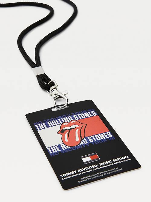 Tommy Hilfiger Tommy Revisited Rolling Stones Póló Férfi Fekete | TH261EVR