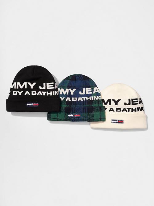 Tommy Hilfiger Tommy X AAPE Beanie Kalap Férfi Fehér | TH453OCQ