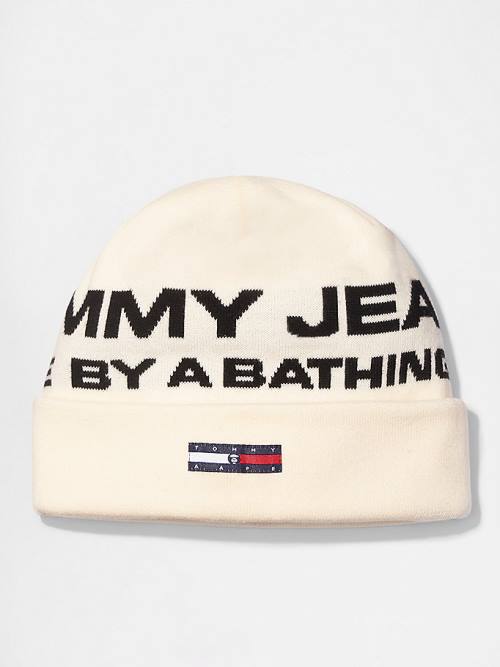 Tommy Hilfiger Tommy X AAPE Beanie Kalap Férfi Fehér | TH453OCQ