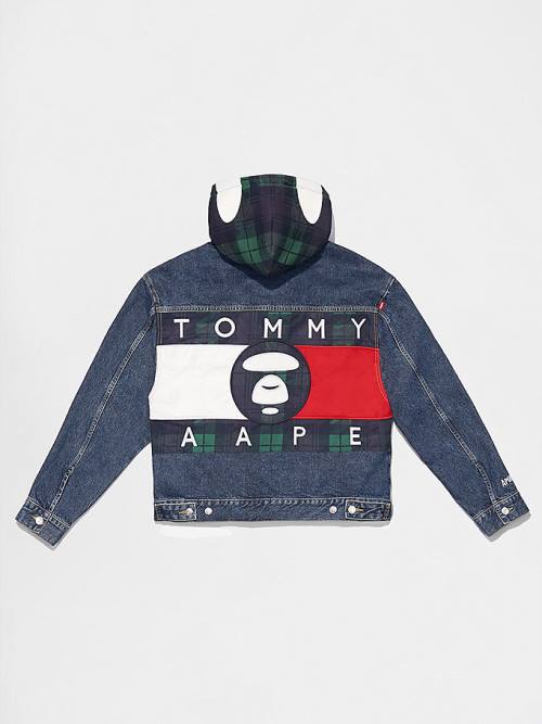 Tommy Hilfiger Tommy X AAPE Denim Kabát Férfi Denim | TH208UNA