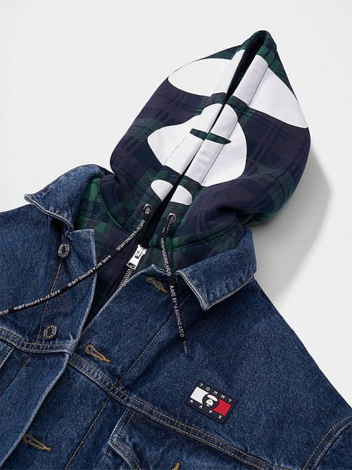 Tommy Hilfiger Tommy X AAPE Denim Kabát Férfi Denim | TH208UNA