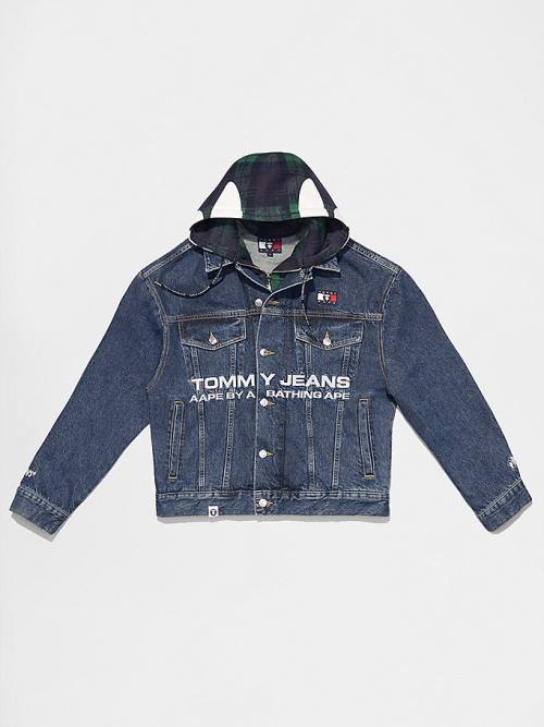 Tommy Hilfiger Tommy X AAPE Denim Kabát Férfi Denim | TH208UNA