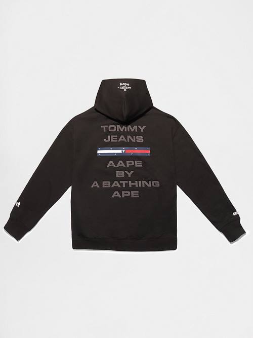 Tommy Hilfiger Tommy X AAPE Kapucnis Pulóver Férfi Fekete | TH067DQZ