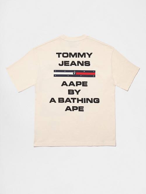 Tommy Hilfiger Tommy X AAPE Póló Férfi Bézs | TH489YNB