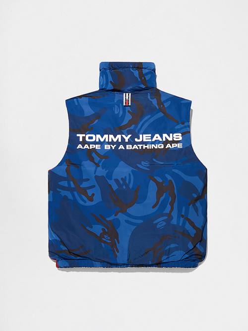 Tommy Hilfiger Tommy X AAPE Reversible Vest Dzseki Férfi Fekete | TH530TJK