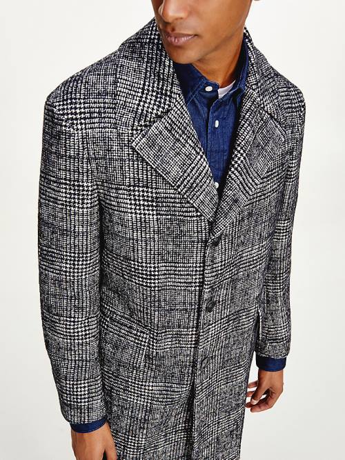 Tommy Hilfiger Tommy x Lardini Wool Blend Slim Fit Dzseki Férfi Szürke | TH205XDM