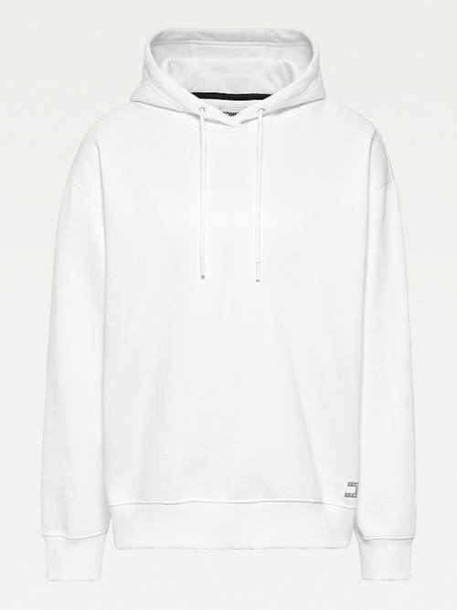 Tommy Hilfiger Tonal Drawstring Kapucnis Pulóver Női Fehér | TH934VIB