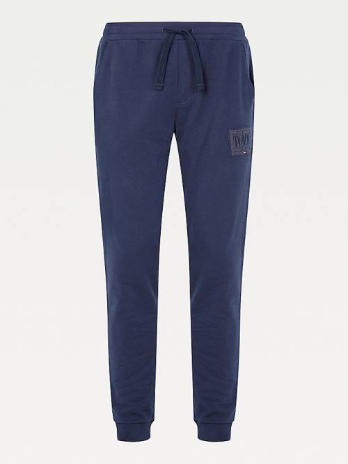 Tommy Hilfiger Tonal Joggers Nadrág Férfi Kék | TH361DOS