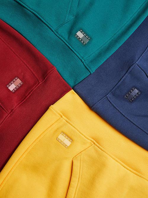 Tommy Hilfiger Tonal Logo Kapucnis Pulóver Férfi Kék | TH056MZJ