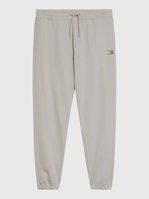 Tommy Hilfiger Tonal Logo Relaxed Fit Joggers Nadrág Férfi Szürke | TH927ZQA