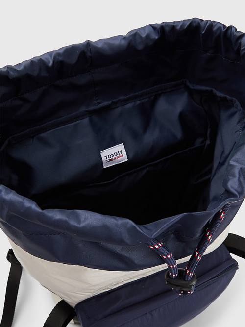 Tommy Hilfiger Travel Flap Backpack Táska Férfi Kék | TH964FWT