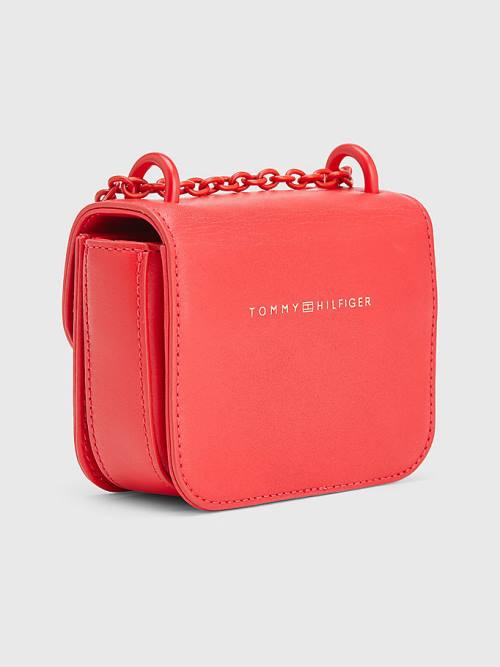 Tommy Hilfiger Turn Lock Tonal Micro Crossover Táska Női Piros | TH426WZS