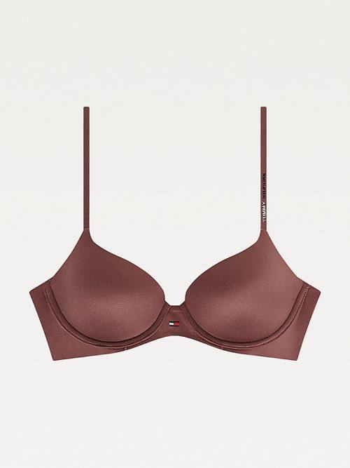 Tommy Hilfiger Ultra Soft Demi-Cup Bra Fehérnemű Női Lila | TH193TBE