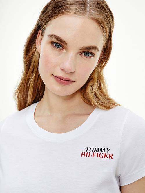 Tommy Hilfiger Ultra Soft Lounge Póló Női Fehér | TH072GVP