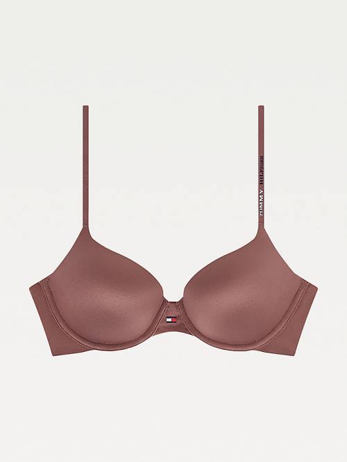 Tommy Hilfiger Ultra Soft Push-Up Bra Fehérnemű Női Lila | TH859XWH