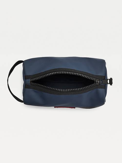 Tommy Hilfiger Urban Zipped Washbag Táska Férfi Kék | TH590DIK