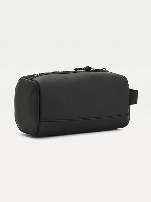 Tommy Hilfiger Urban Zipped Washbag Táska Férfi Fekete | TH643DQY