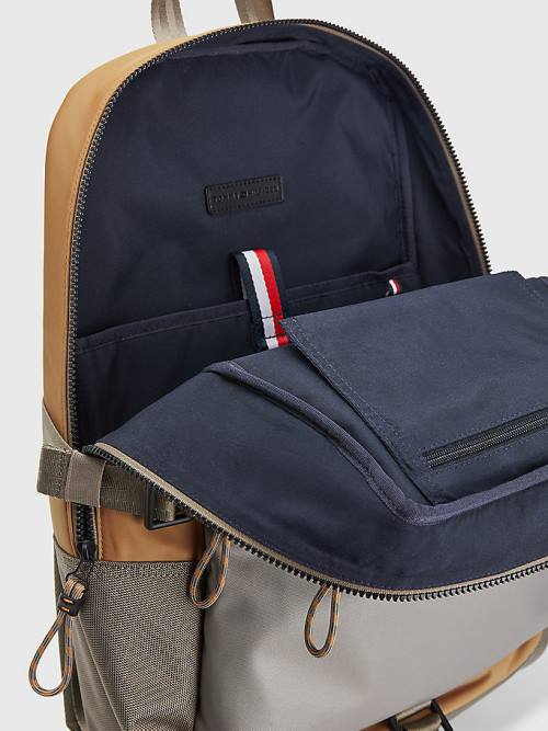 Tommy Hilfiger Utility Backpack Táska Férfi Khaki | TH285BUT