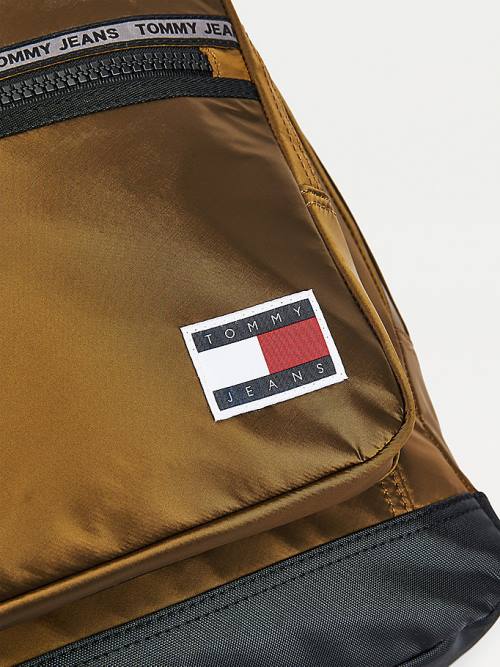 Tommy Hilfiger Utility Backpack Táska Férfi Arany | TH496OSR