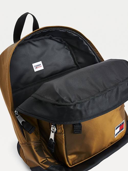 Tommy Hilfiger Utility Backpack Táska Férfi Arany | TH496OSR