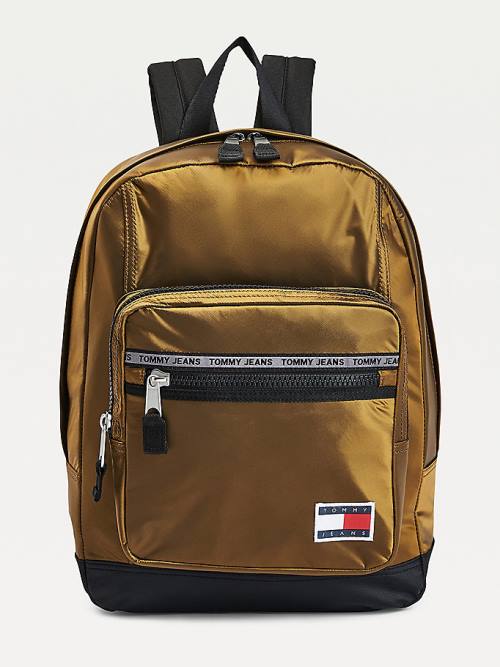 Tommy Hilfiger Utility Backpack Táska Férfi Arany | TH496OSR