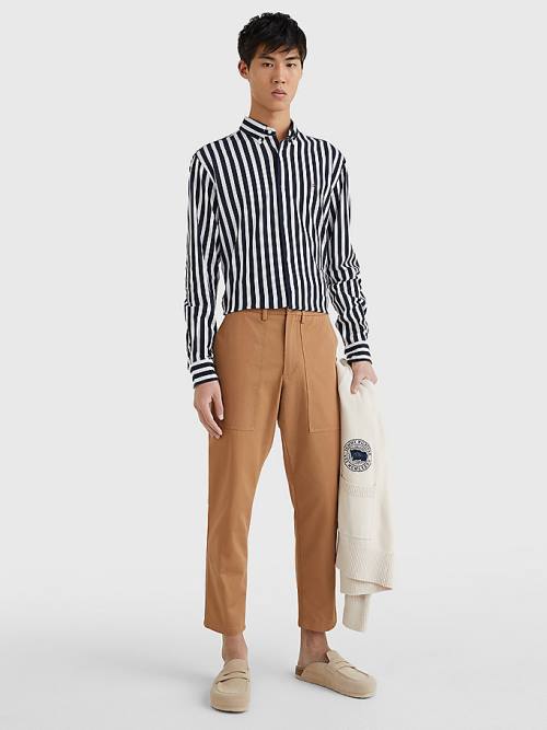 Tommy Hilfiger Utility Relaxed Fit Nadrág Férfi Barna | TH243EBQ