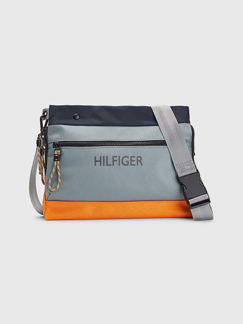 Tommy Hilfiger Utility Small Messenger Táska Férfi Kék | TH431REL