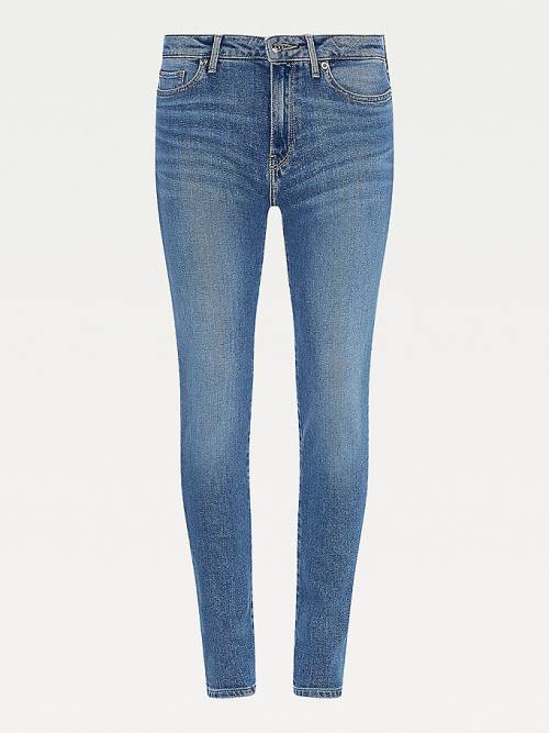 Tommy Hilfiger Venice Mid Rise Slim Faded Farmer Női Denim | TH492NQF