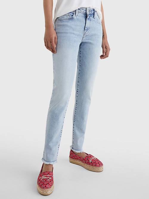 Tommy Hilfiger Venice Mid Rise Slim Farmer Női Denim | TH178JTV