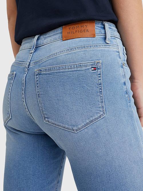 Tommy Hilfiger Venice Slim Denim Rövidnadrág Női Denim | TH528EIQ