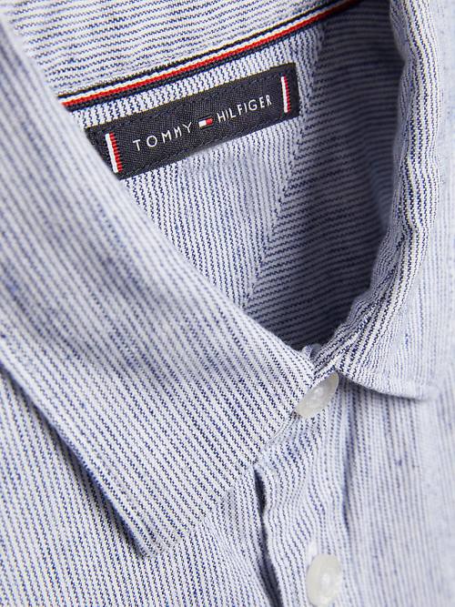 Tommy Hilfiger Vertical Stripe Ingek Fiú Kék | TH438HME