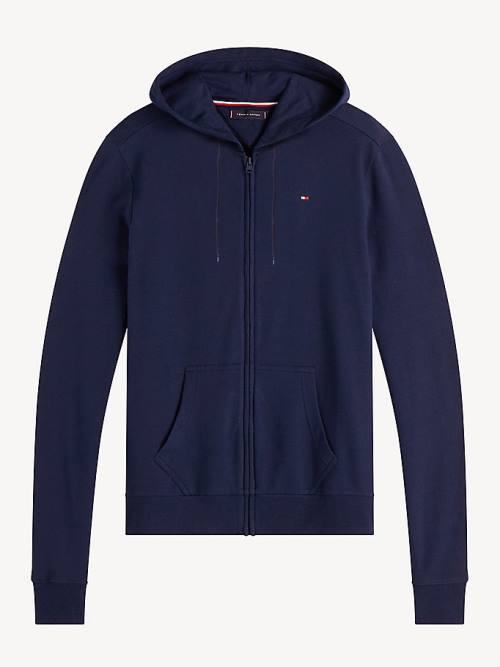 Tommy Hilfiger Zip-Thru Pizsama Férfi Kék | TH217CNK